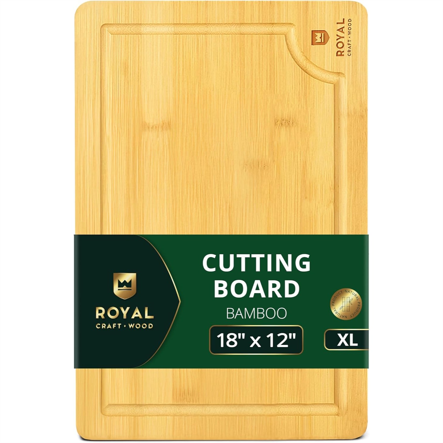 Meal Prep Juice - Bamboo Cutting Board for Kitchen Meal