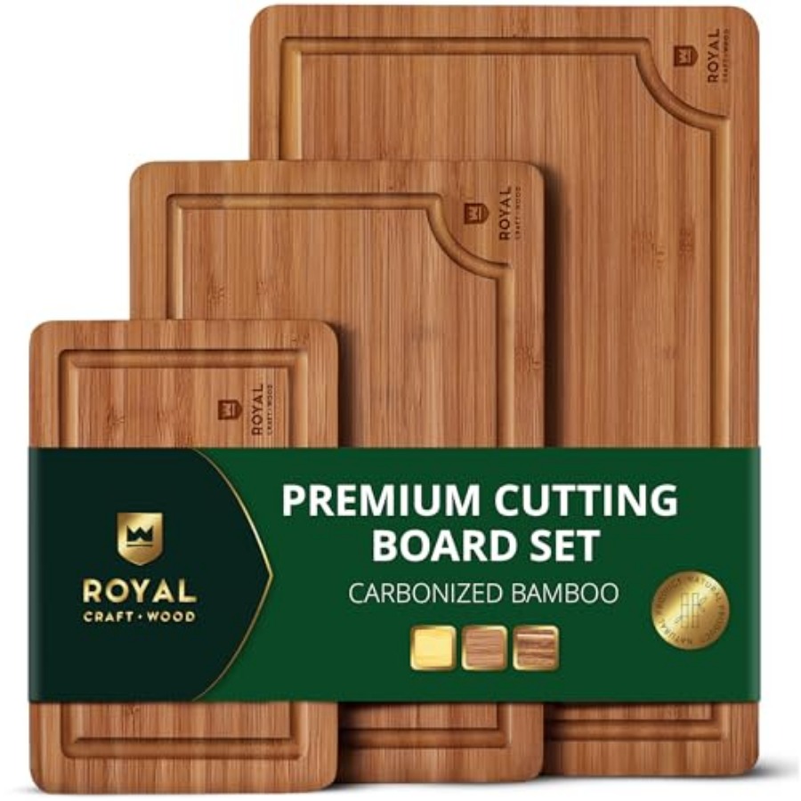 Meal Prep Juice - Wooden Cutting Boards for Kitchen Meal