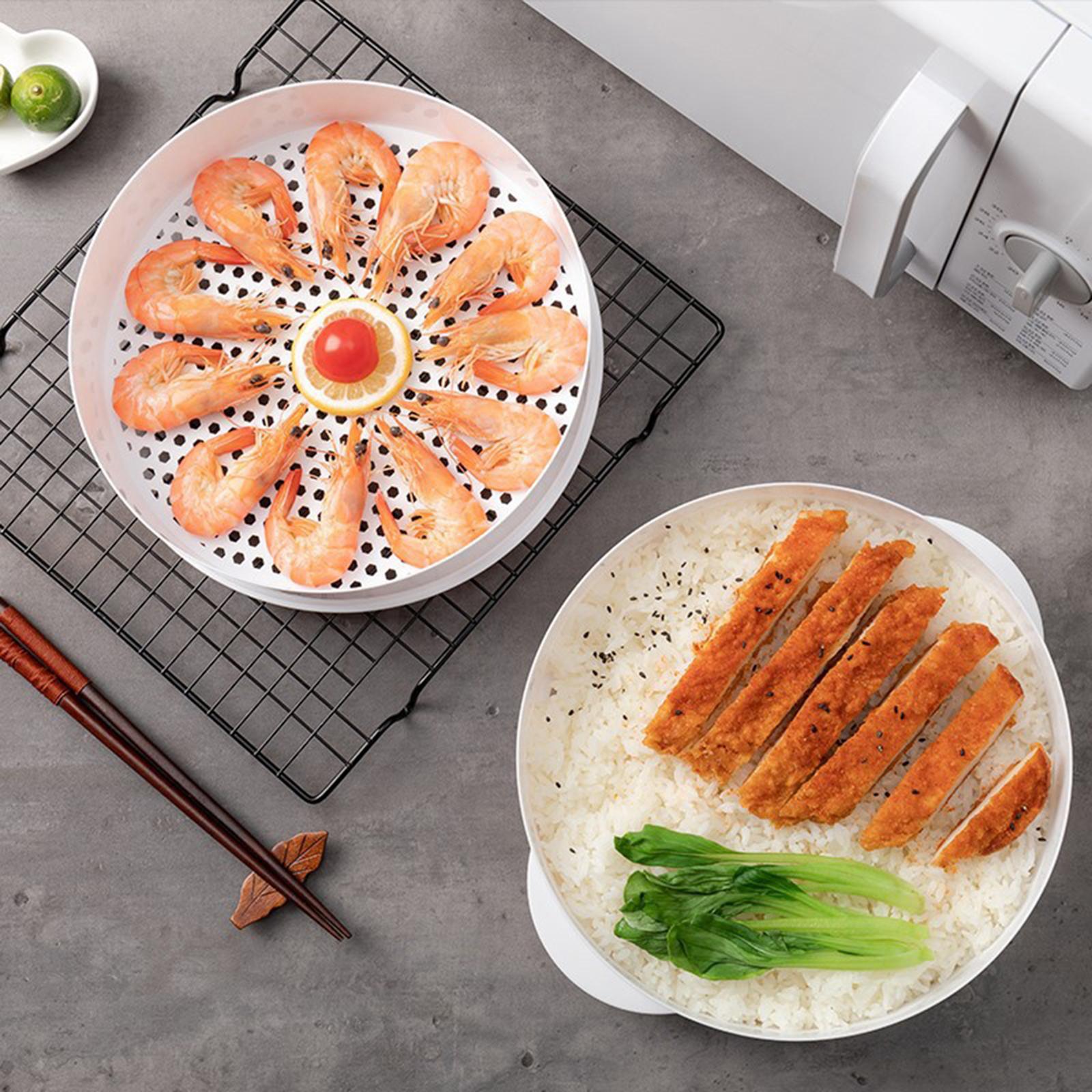 Stackable Microwave Food Steam - Meal Prep Quick のレビューと価格