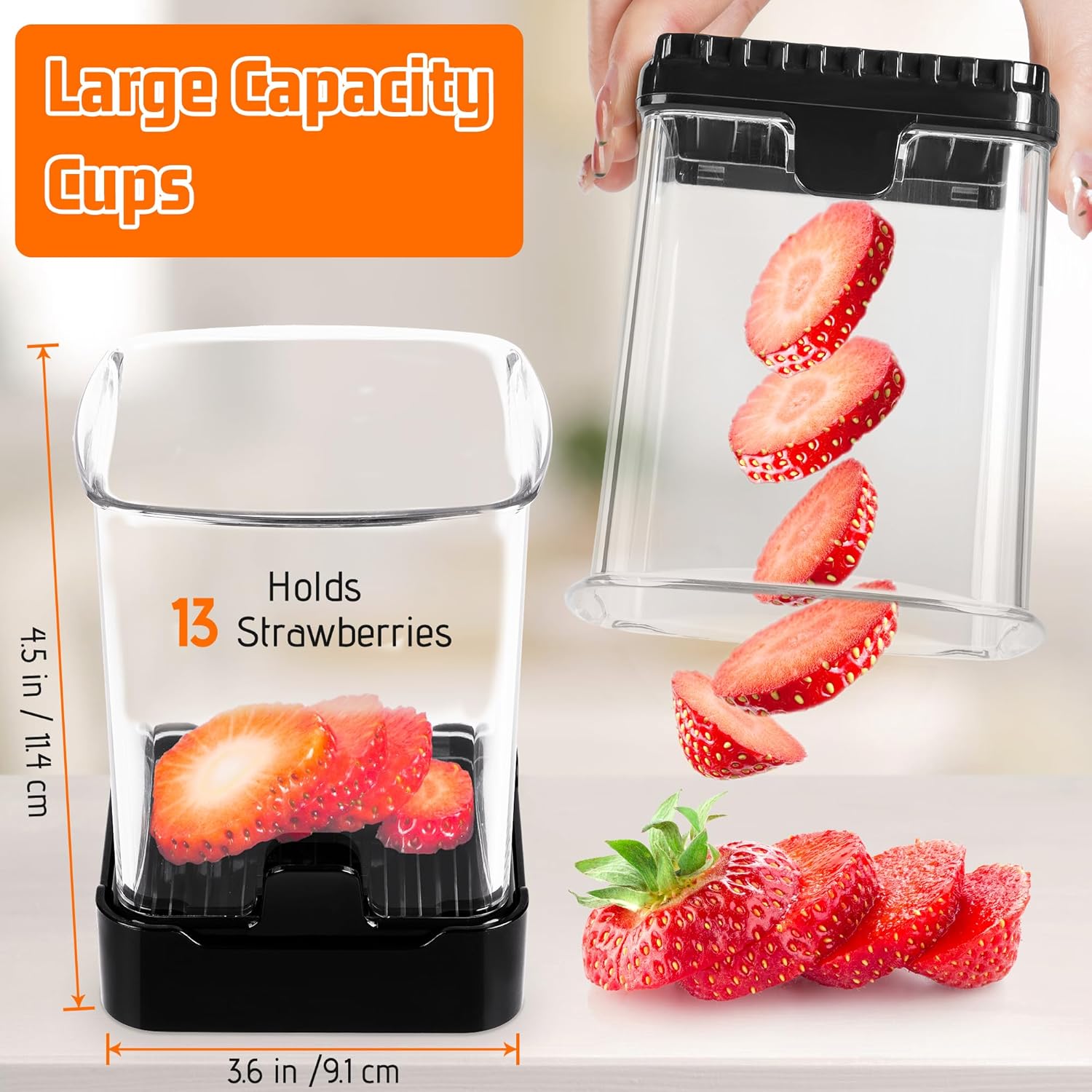 Fruit Slicer Cup for Strawberr - Meal Prep Quick のレビューと価格