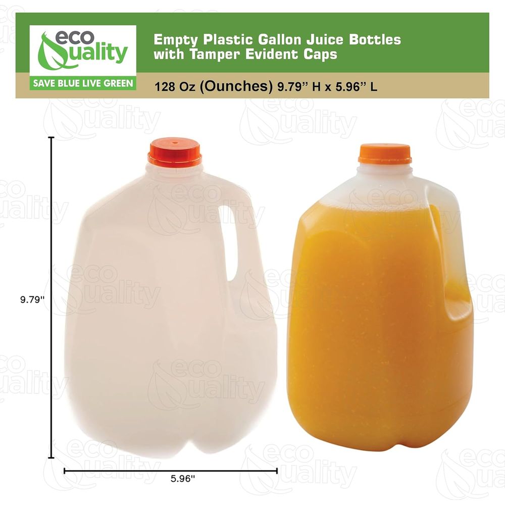 128 oz Gallon Size Plastic Jui - Meal Prep Juice のレビューと価格