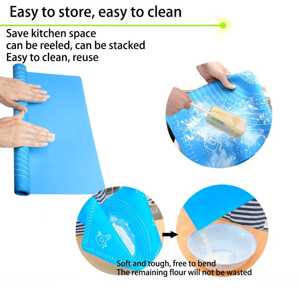 70/50/40cm Silicone Baking Mat - Food Prep Mat のレビューと価格
