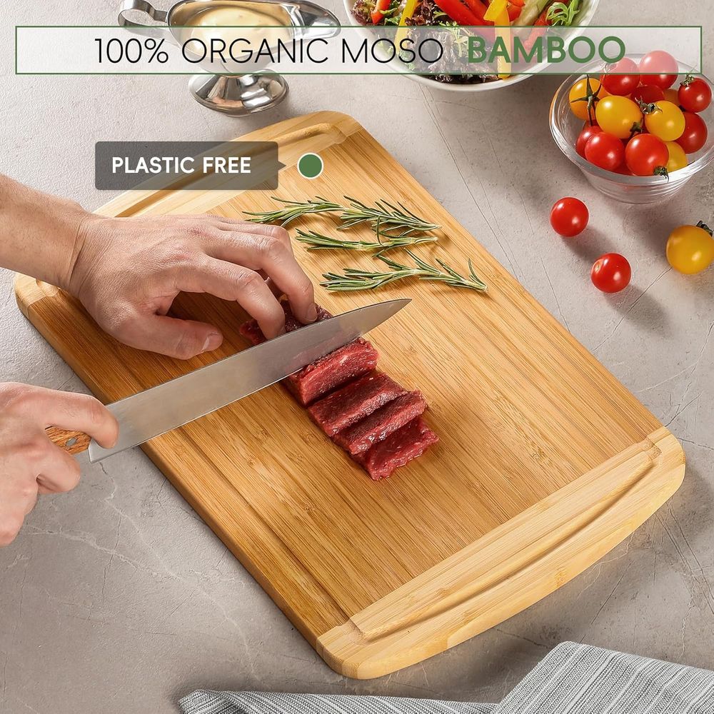 Organic Bamboo Cutting Board S - Meal Prep Juice のレビューと価格