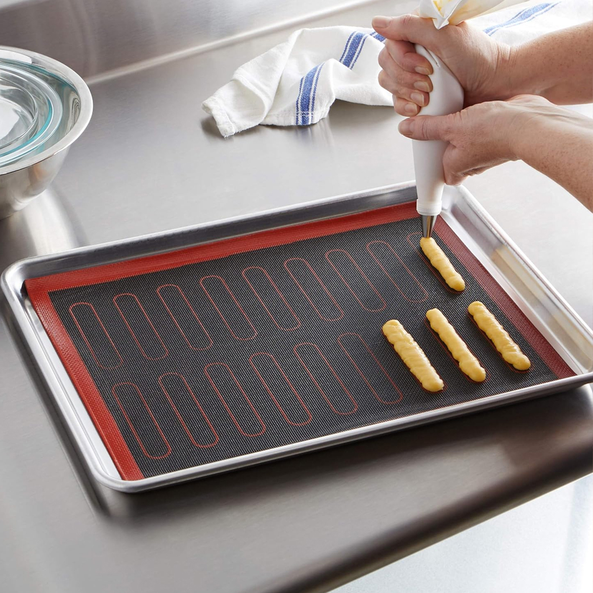 1PC Perforated Silicone Baking - Food Prep Mat のレビューと価格