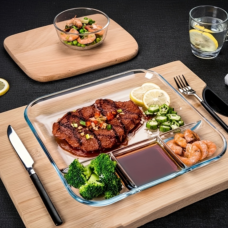 4-Pack Glass Serving Platters  - Meal Prep Noodles のレビューと価格