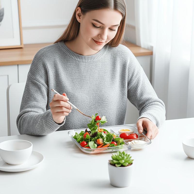 4-Pack Glass Serving Platters  - Meal Prep Noodles のレビューと価格