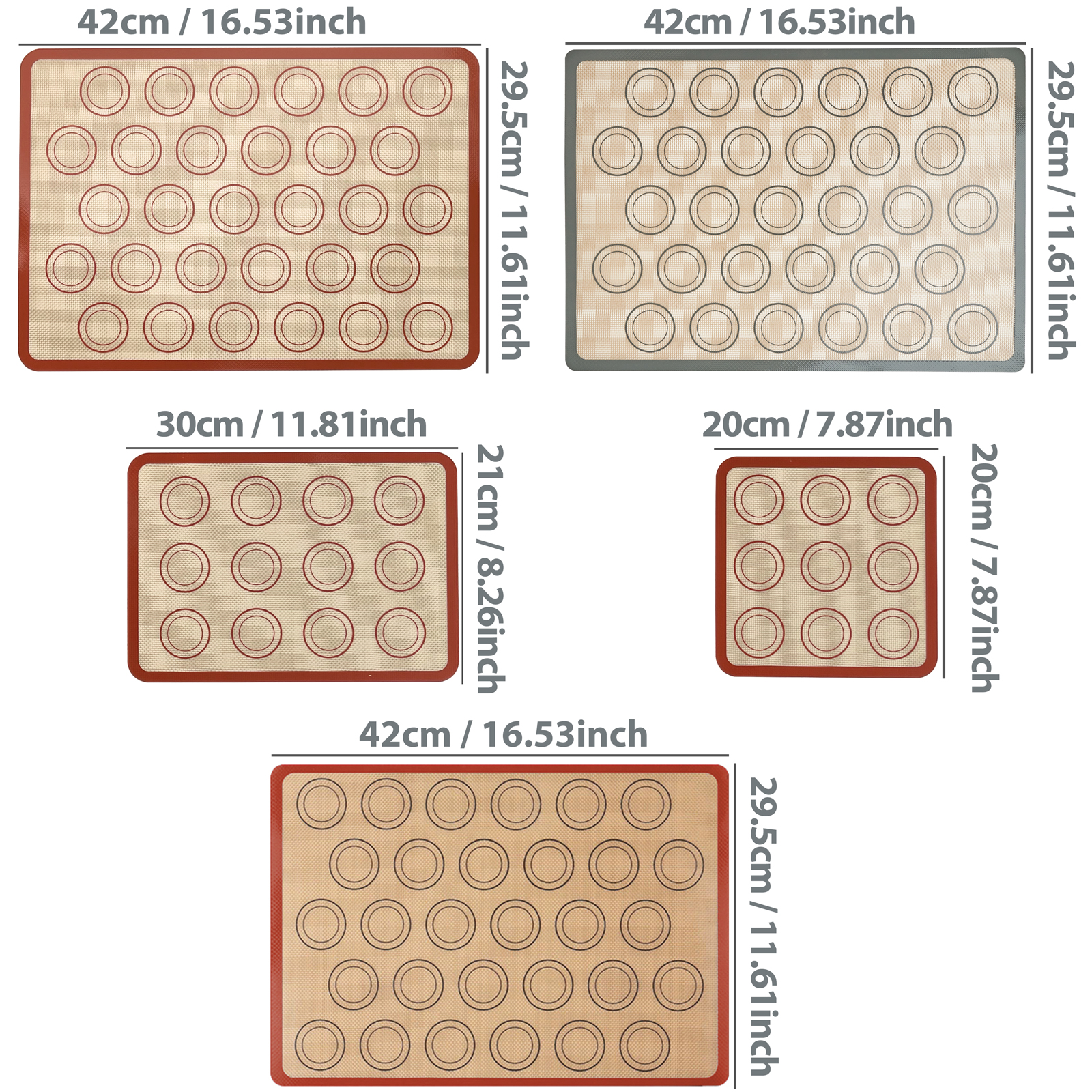 1PC Silicone Baking Mat for Ov - Food Prep Mat のレビューと価格