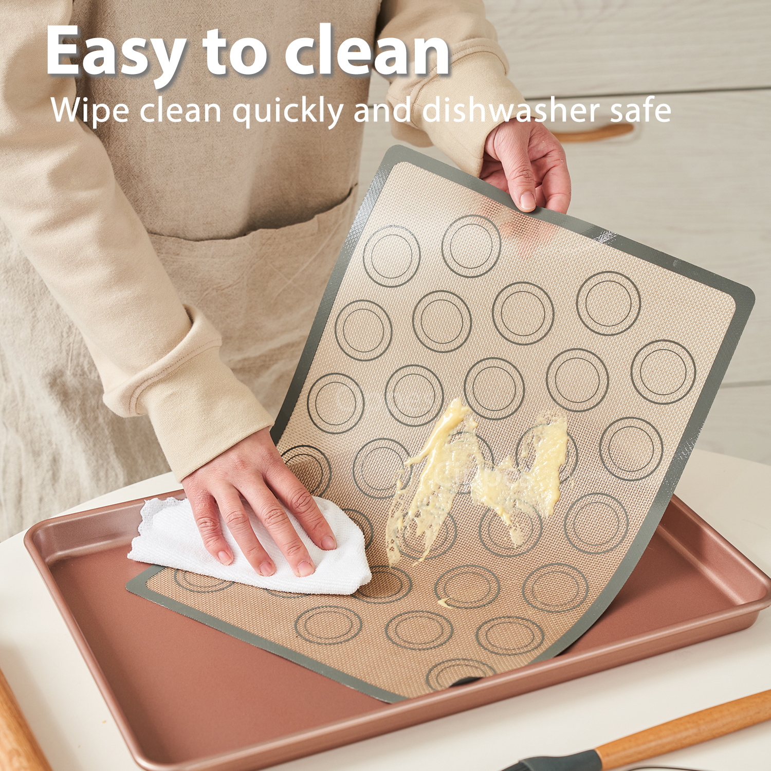 1PC Silicone Baking Mat for Ov - Food Prep Mat のレビューと価格