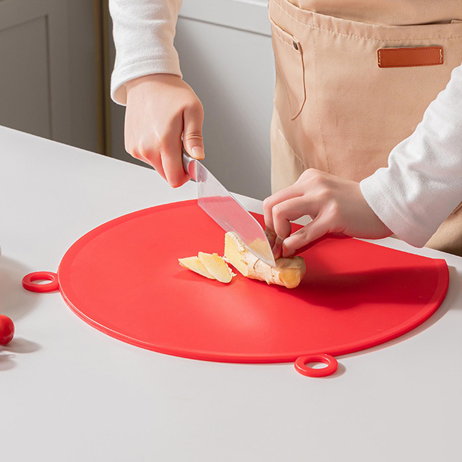 Cutting Board Silicone D-Shape - Food Prep Mat のレビューと価格