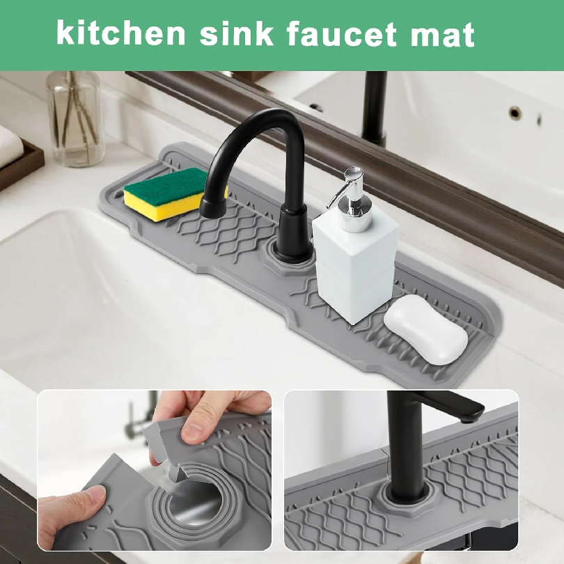 Non-slip silicone kitchen drai - Food Prep Mat のレビューと価格