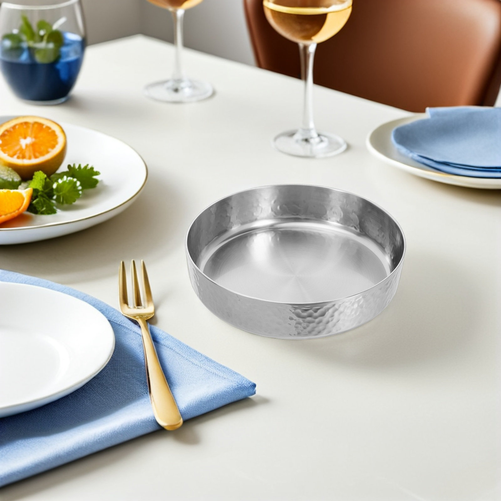 Stainless Steel Hammered Finis - Meal Prep Noodles のレビューと価格