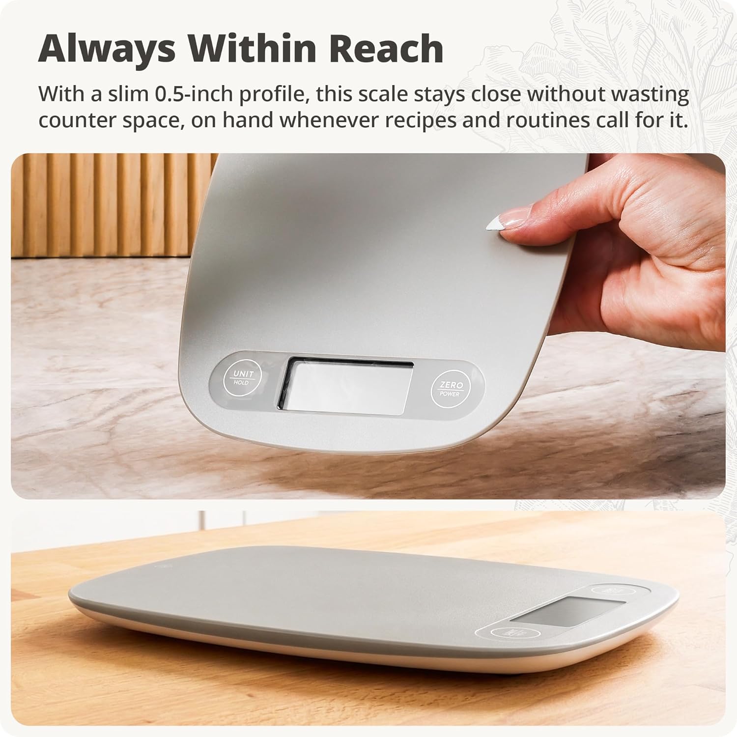 Digital Kitchen Scale with 1g  - Meal Prep Quick のレビューと価格
