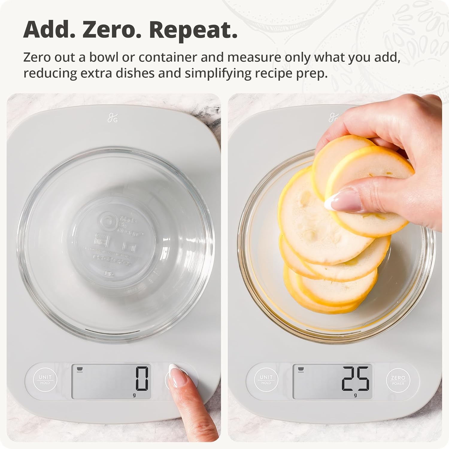 Digital Kitchen Scale with 1g  - Meal Prep Quick のレビューと価格