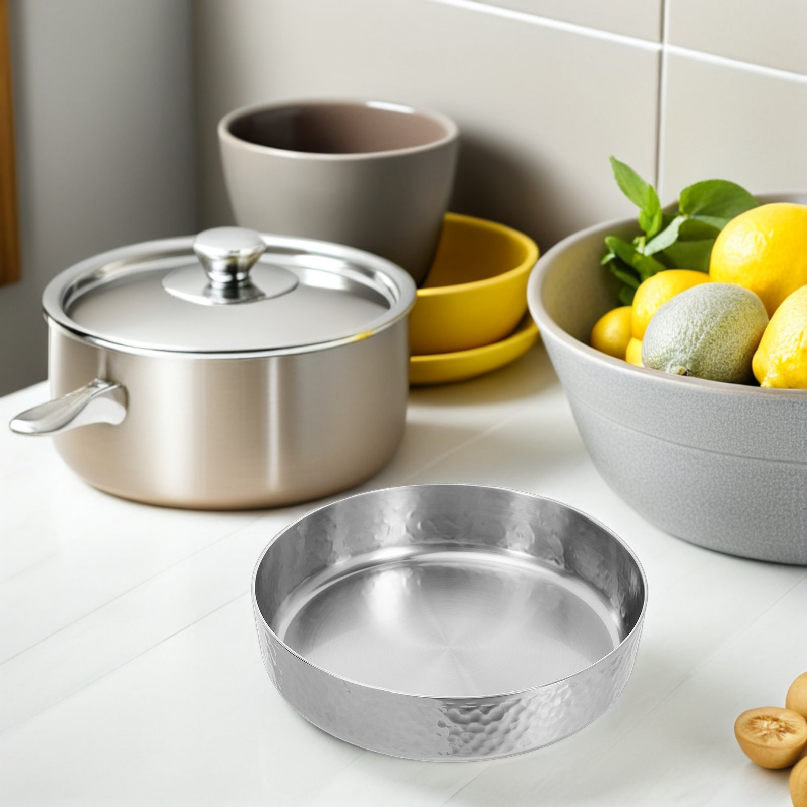 Hammered Finish Stainless Stee - Meal Prep Noodles のレビューと価格