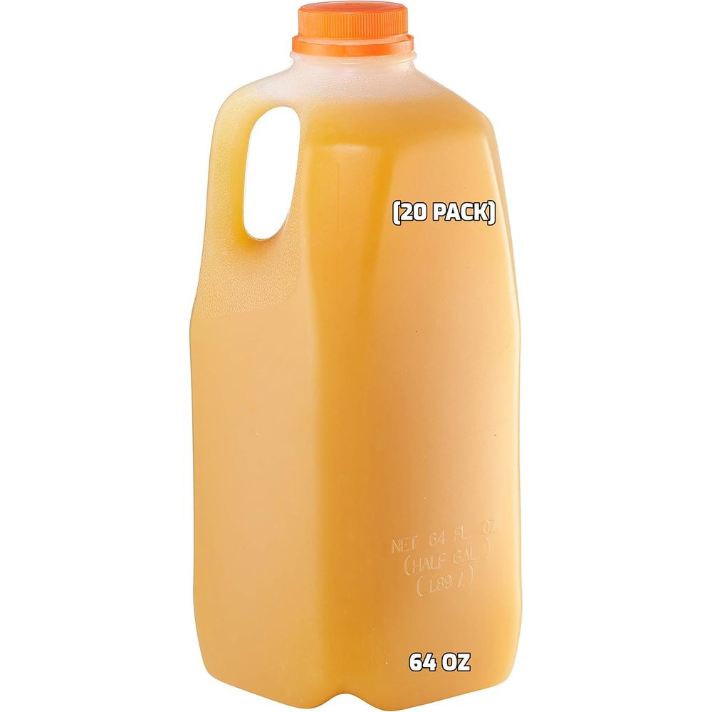 20-Pack 64oz Empty Plastic Smo - Meal Prep Juice のレビューと価格