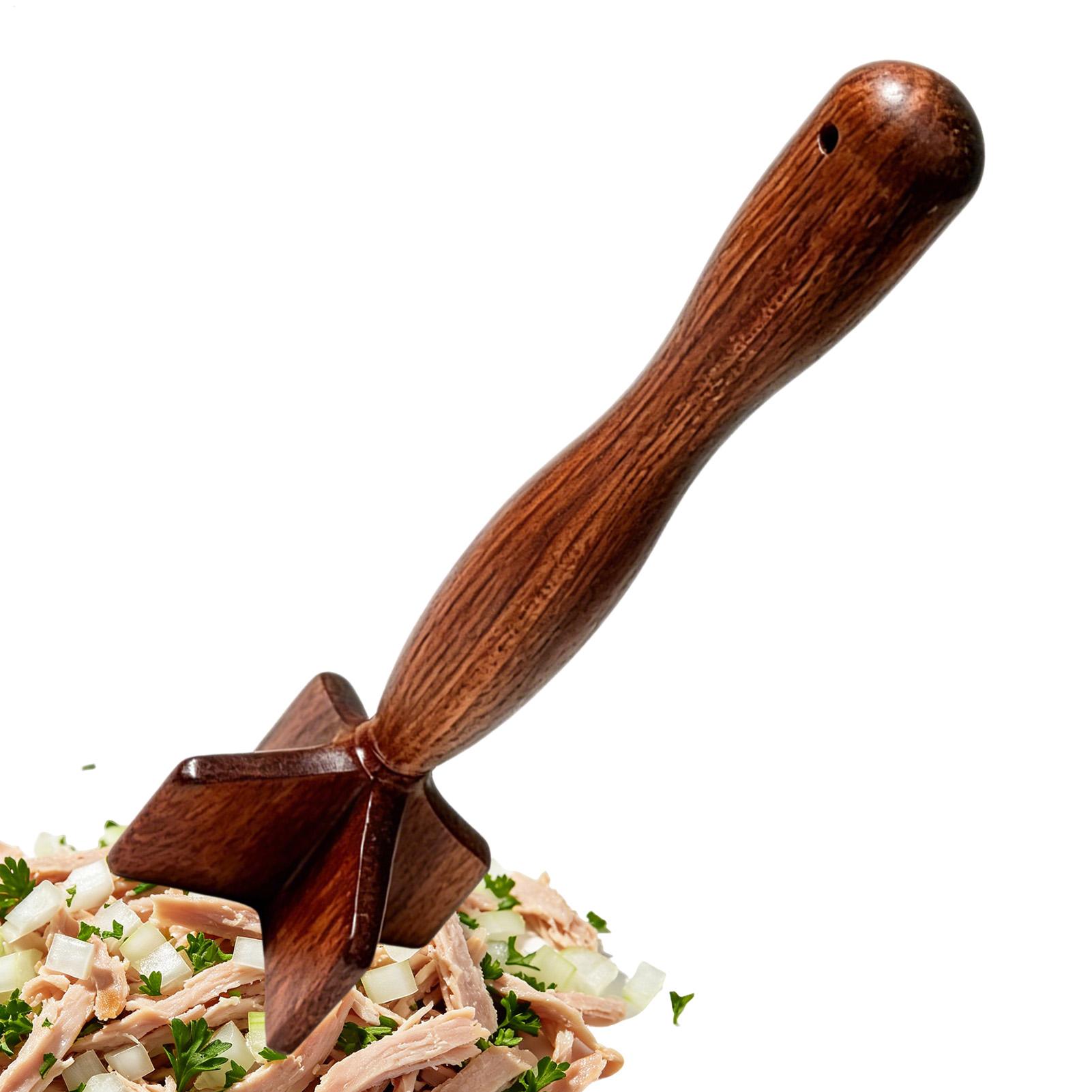 Wooden Meat Masher Wooden Meat - Meal Prep With Potatoes のレビューと価格