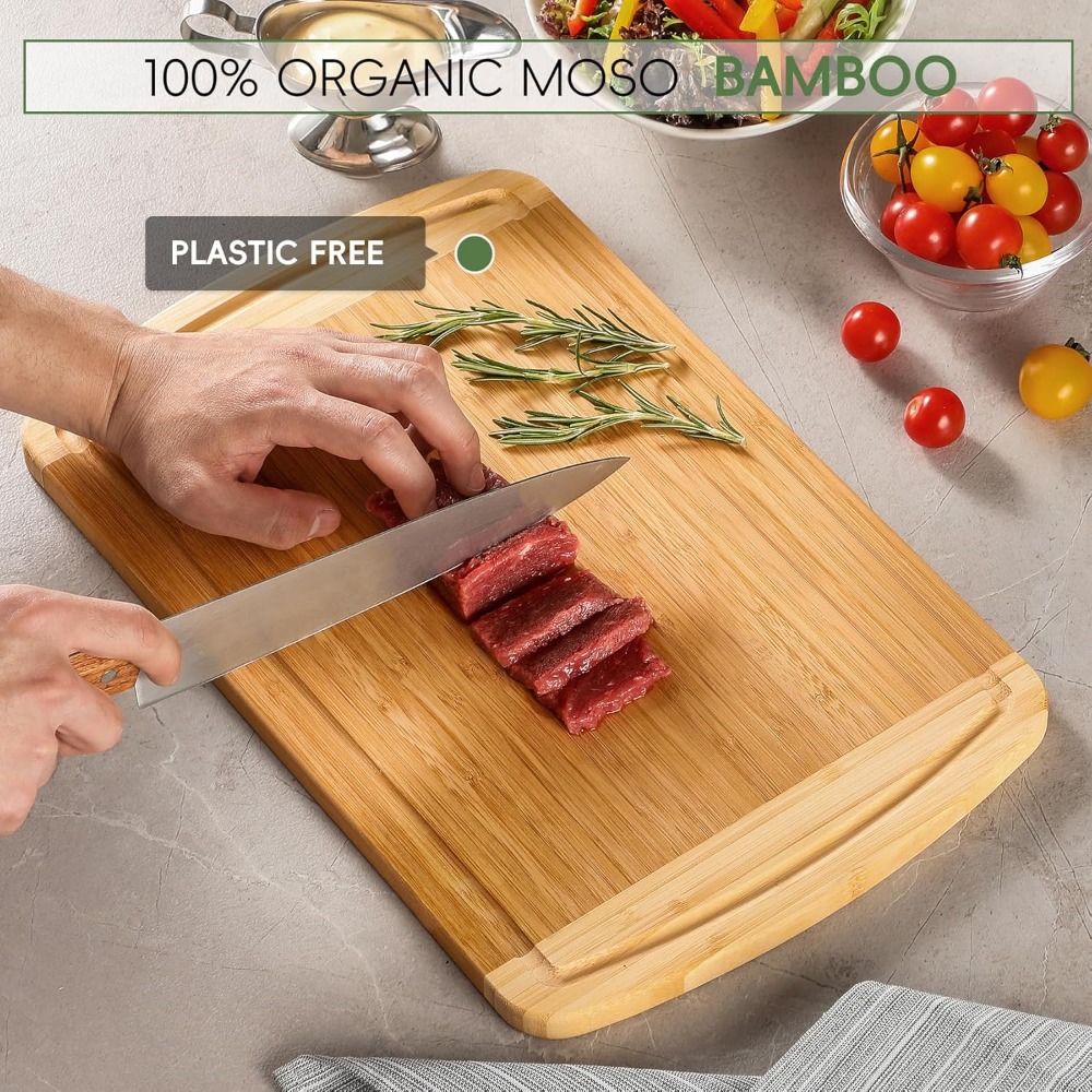 Large Wooden Cutting Board for - Meal Prep Juice のレビューと価格