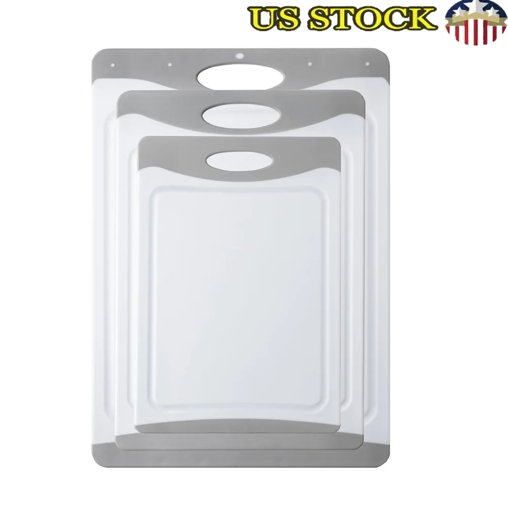 3-Piece Non-Slip Cutting Board - Meal Prep Juice のレビューと価格