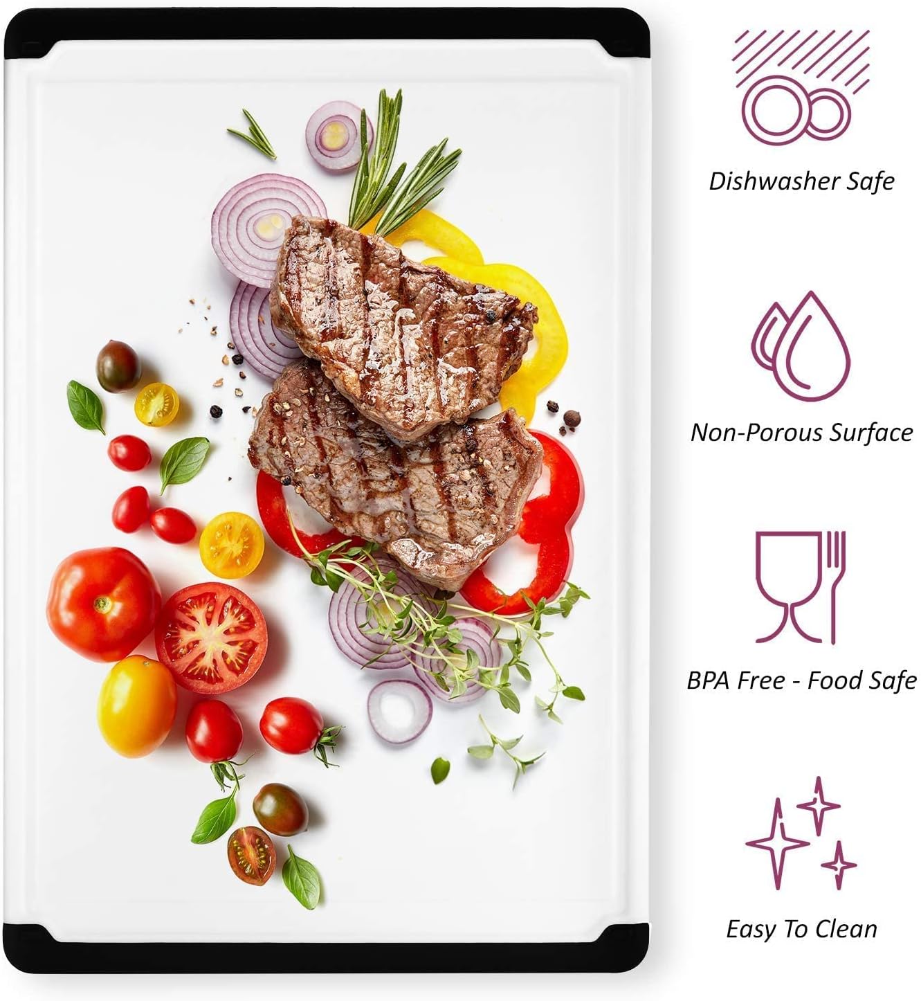 Extra Large Plastic Cutting Bo - Meal Prep Juice のレビューと価格
