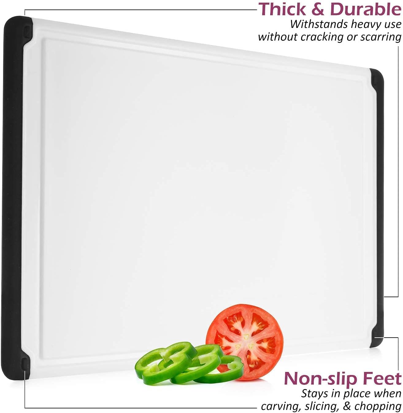 Extra Large Plastic Cutting Bo - Meal Prep Juice のレビューと価格
