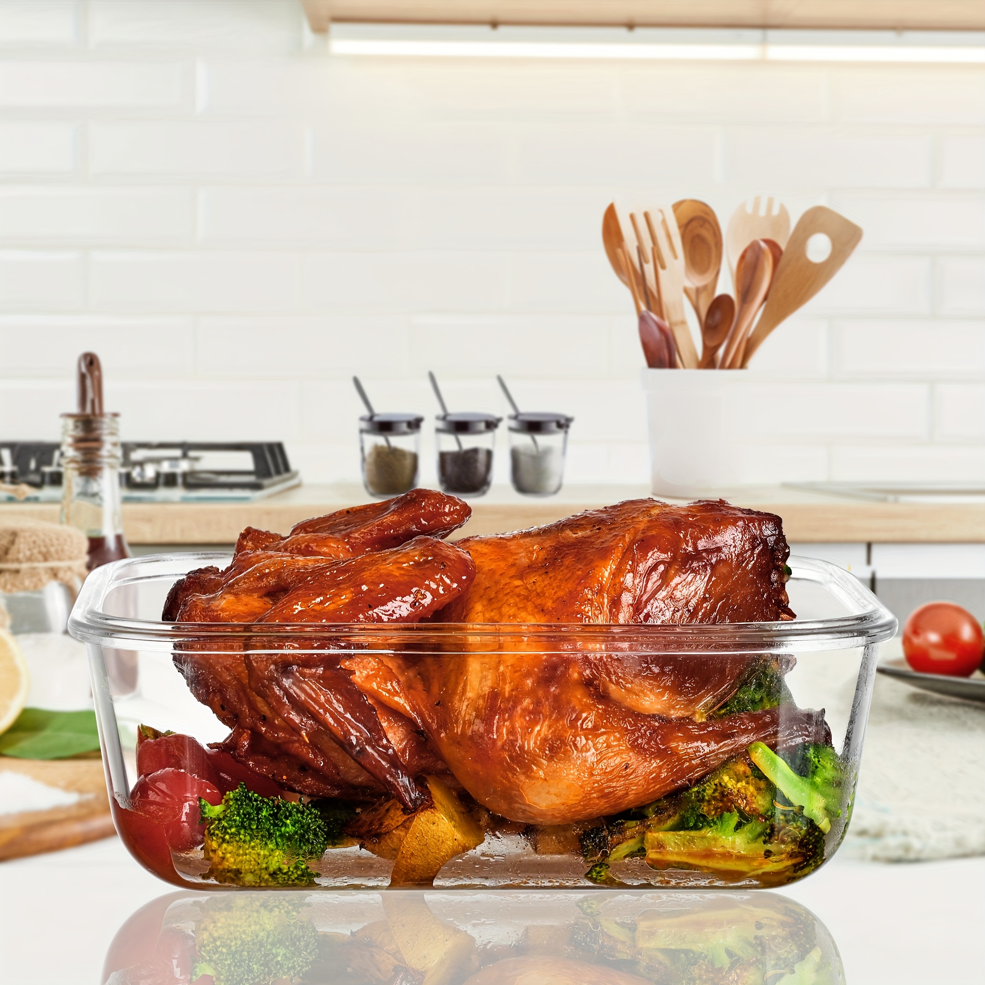 us2pcs/4pcs Glass Storage Cont - Meal Prep Quick のレビューと価格