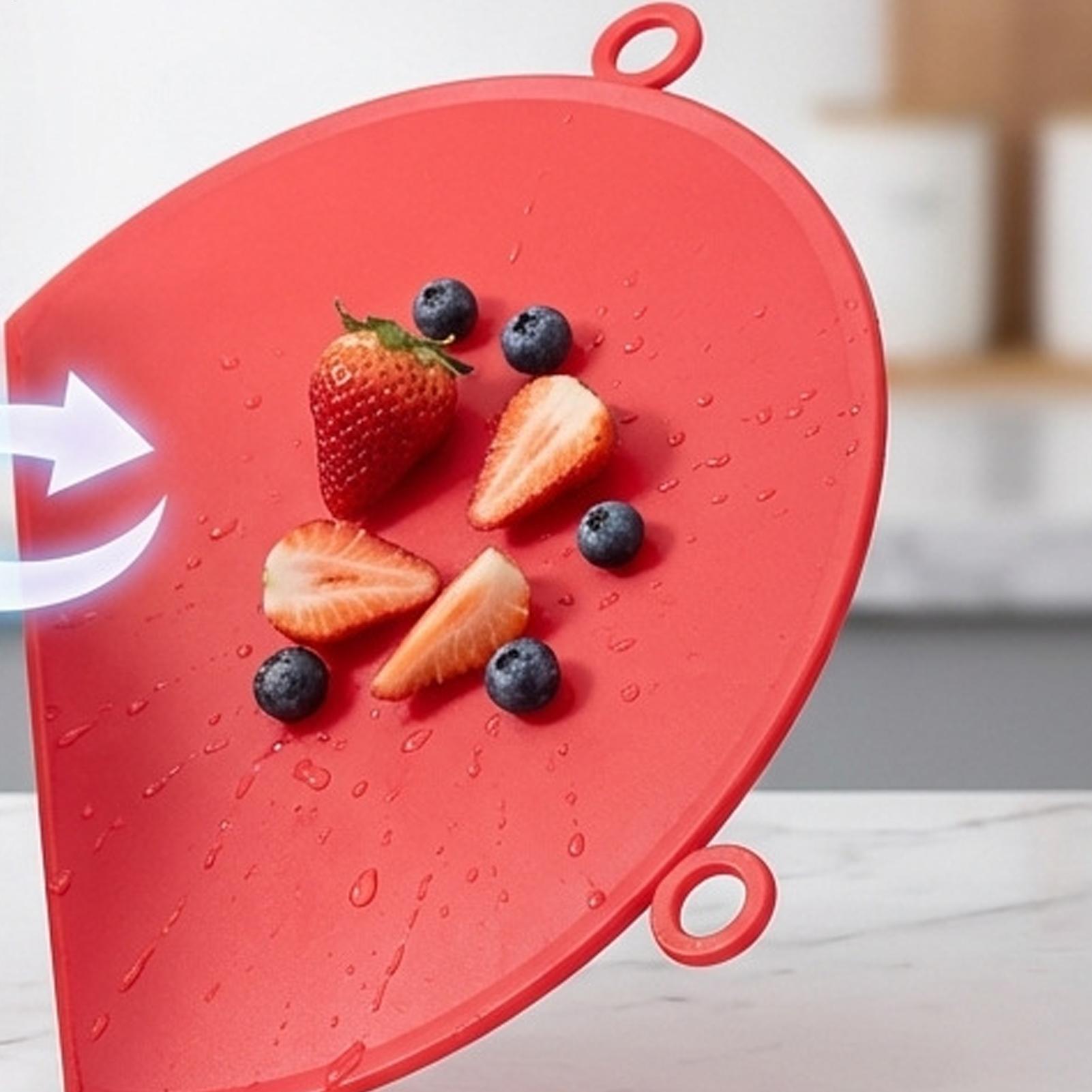 Silicone Cutting Board With Dr - Food Prep Mat のレビューと価格