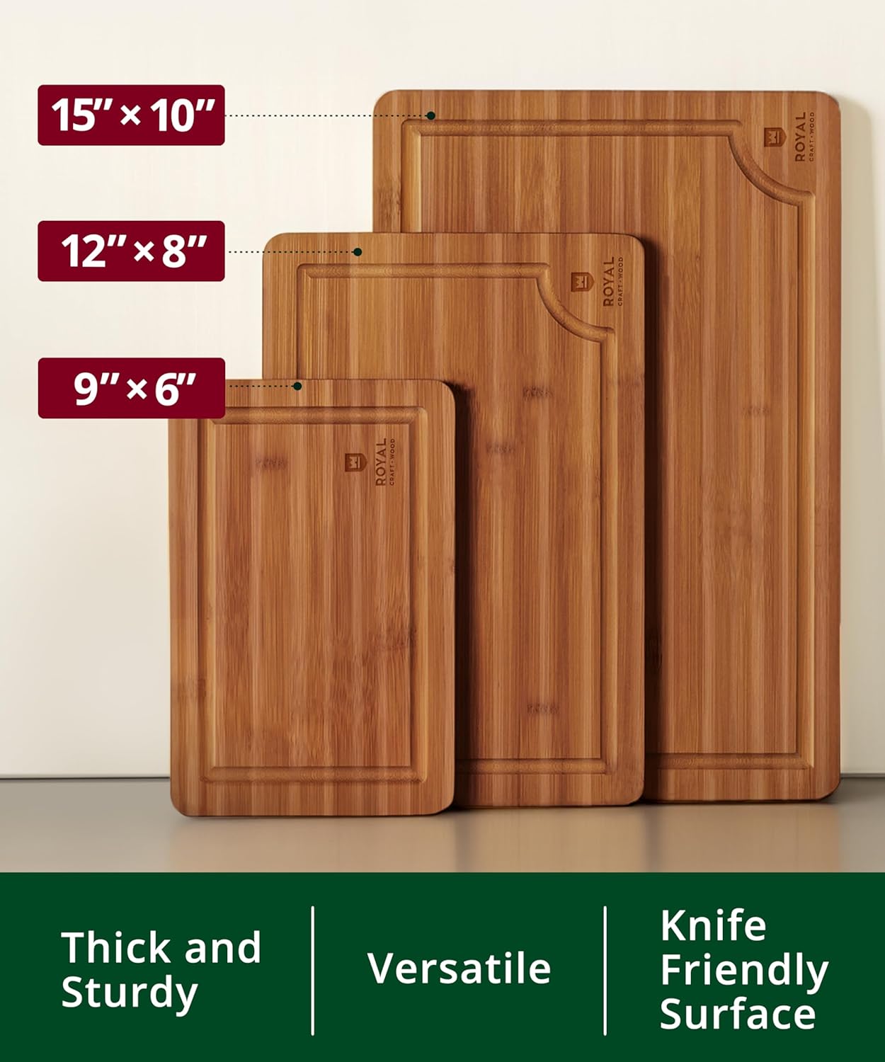Wooden Cutting Boards for Kitc - Meal Prep Juice のレビューと価格