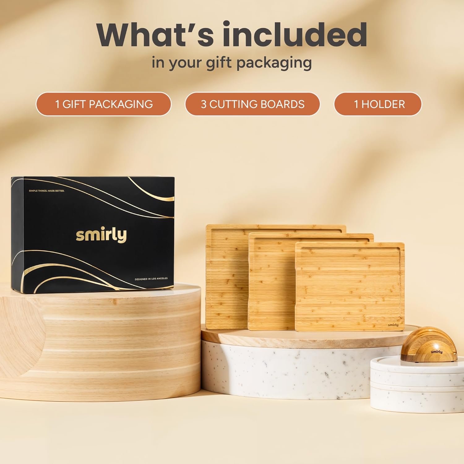 3-Piece Bamboo Cutting Board S - Meal Prep Juice のレビューと価格