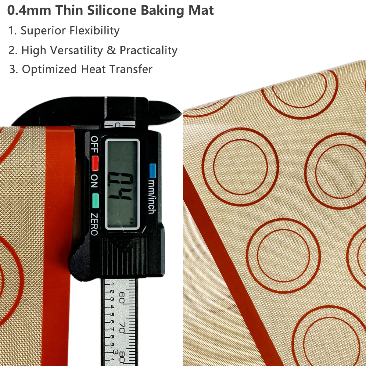 1PC Silicone Baking Mat for Ov - Food Prep Mat のレビューと価格