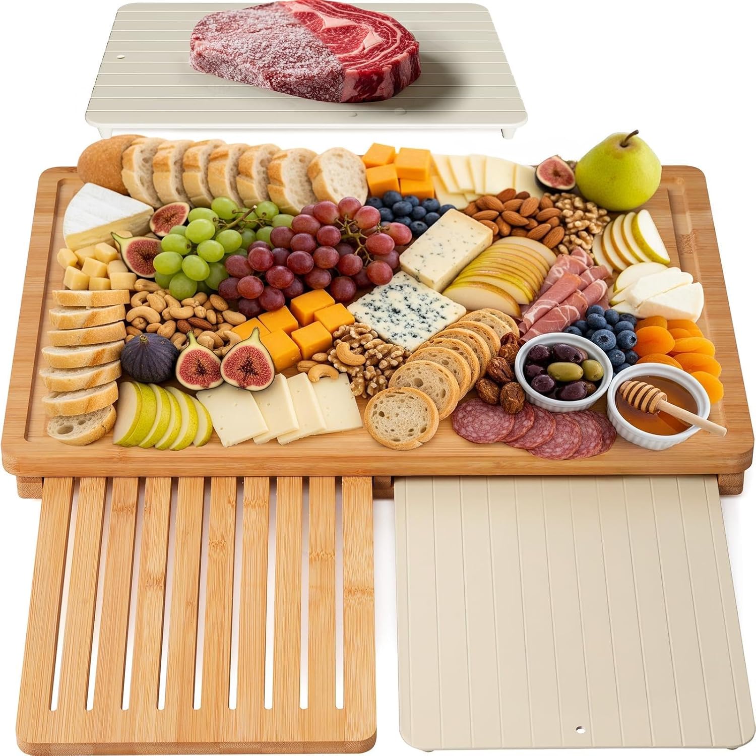 Bamboo Cutting Board Set Defro - Meal Prep Juice のレビューと価格